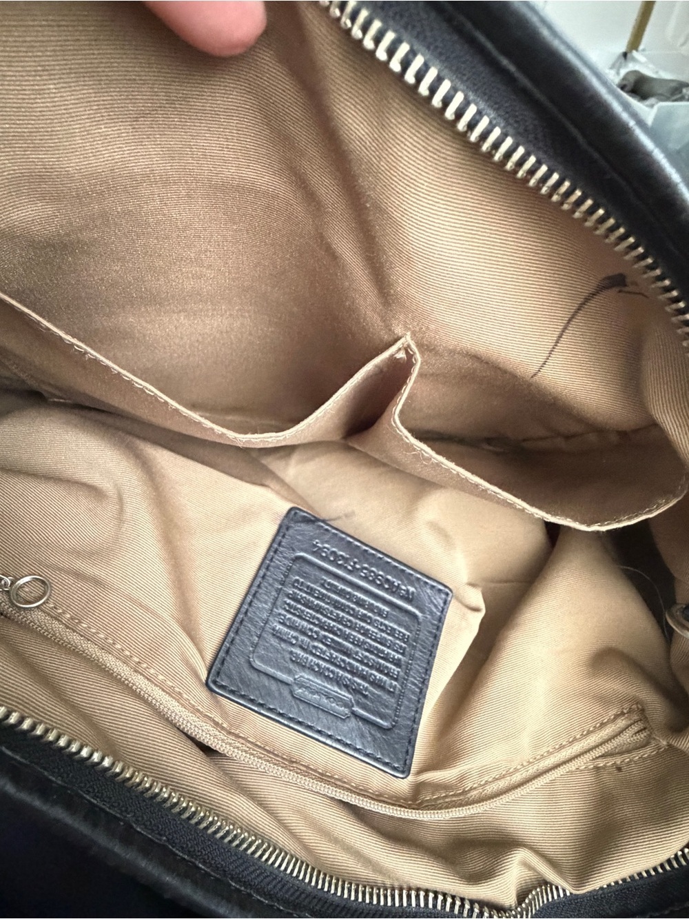 Vintage Coach F13094 Hobo Black Leather Shoulder/Hand Bag Retail $349 - Picture 14 of 16